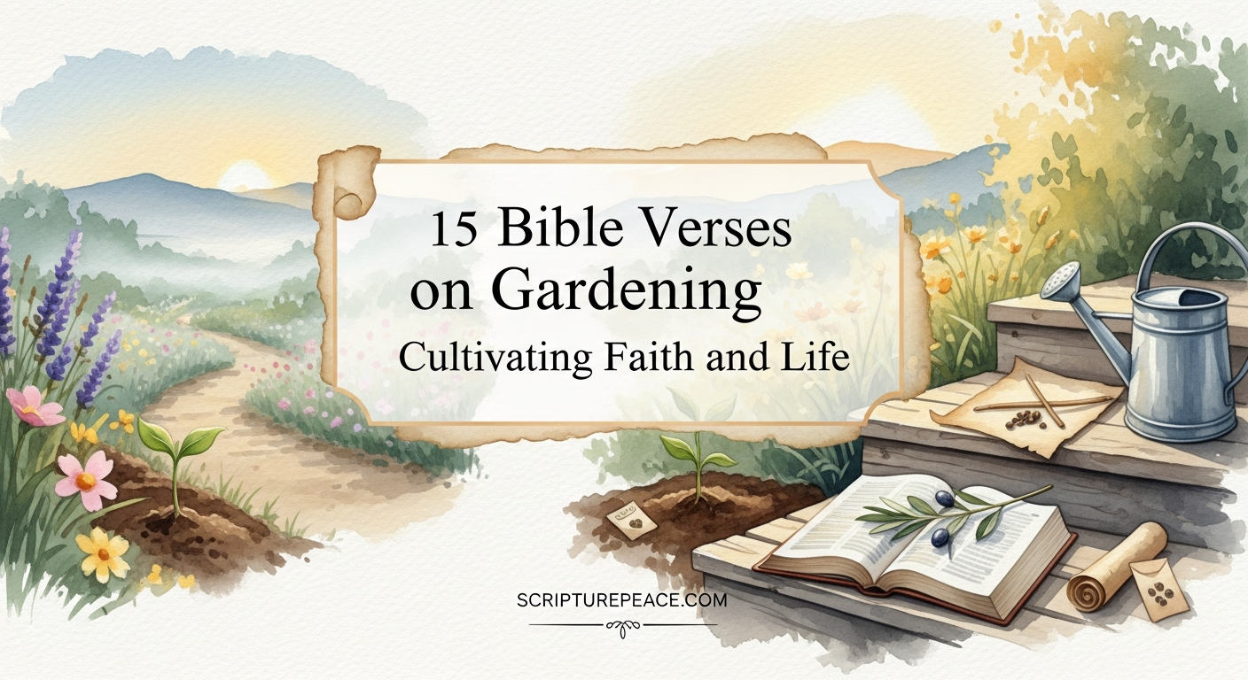 15 Bible Verses on Gardening Cultivating Faith and Life