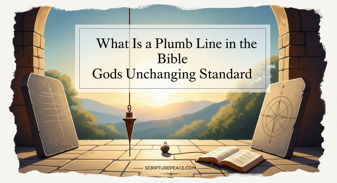 What Is a Plumb Line in the Bible Gods Unchanging Standard