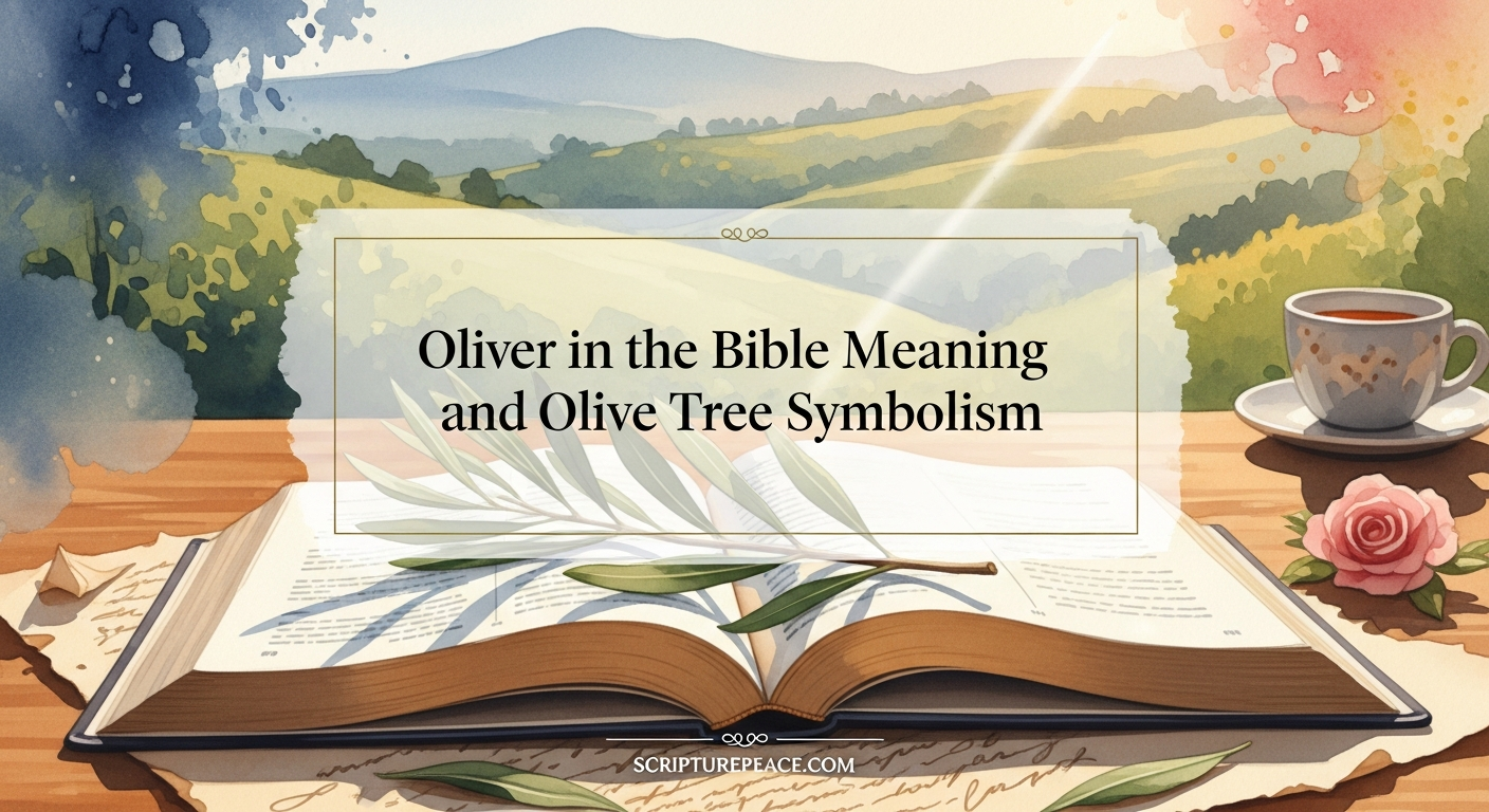 Oliver in the Bible Meaning and Olive Tree Symbolism