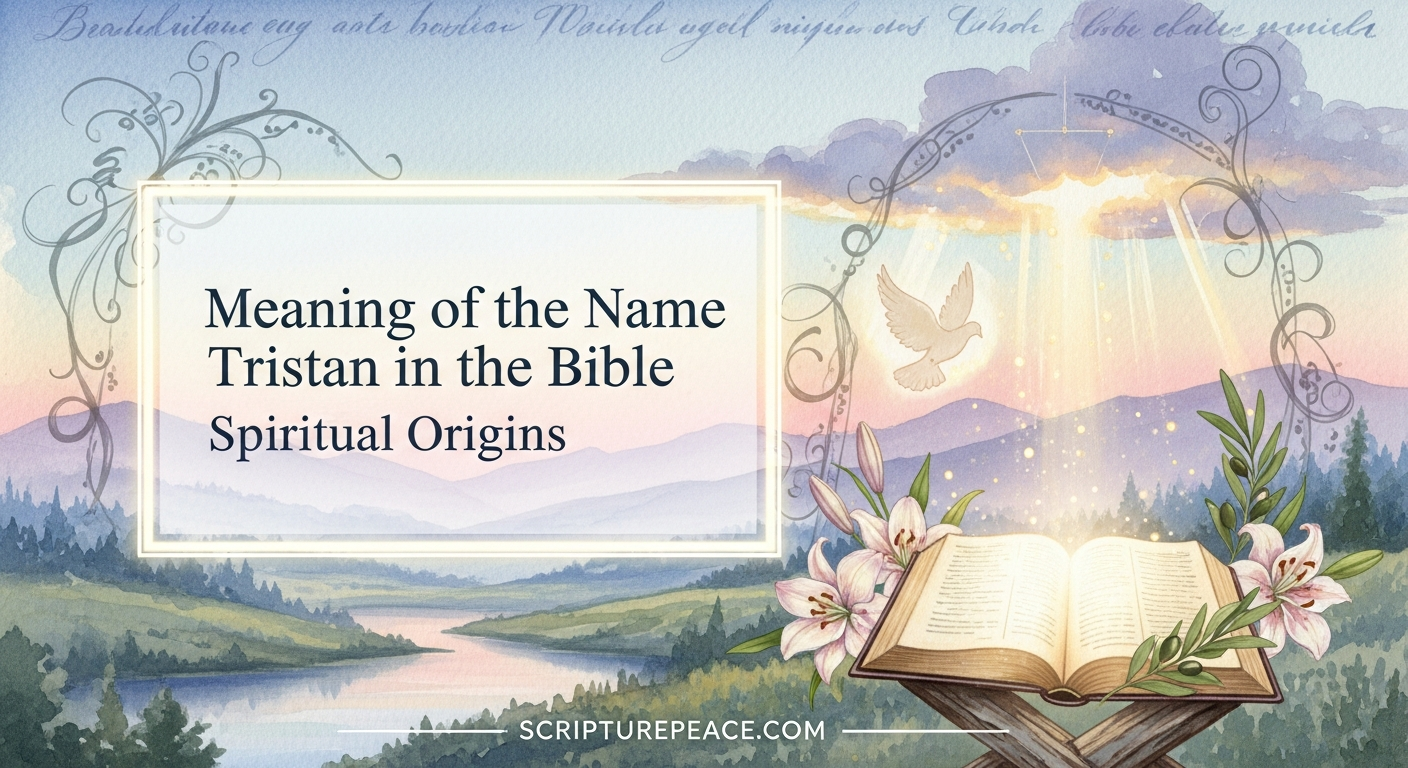 Meaning of the Name Tristan in the Bible: Spiritual Origins