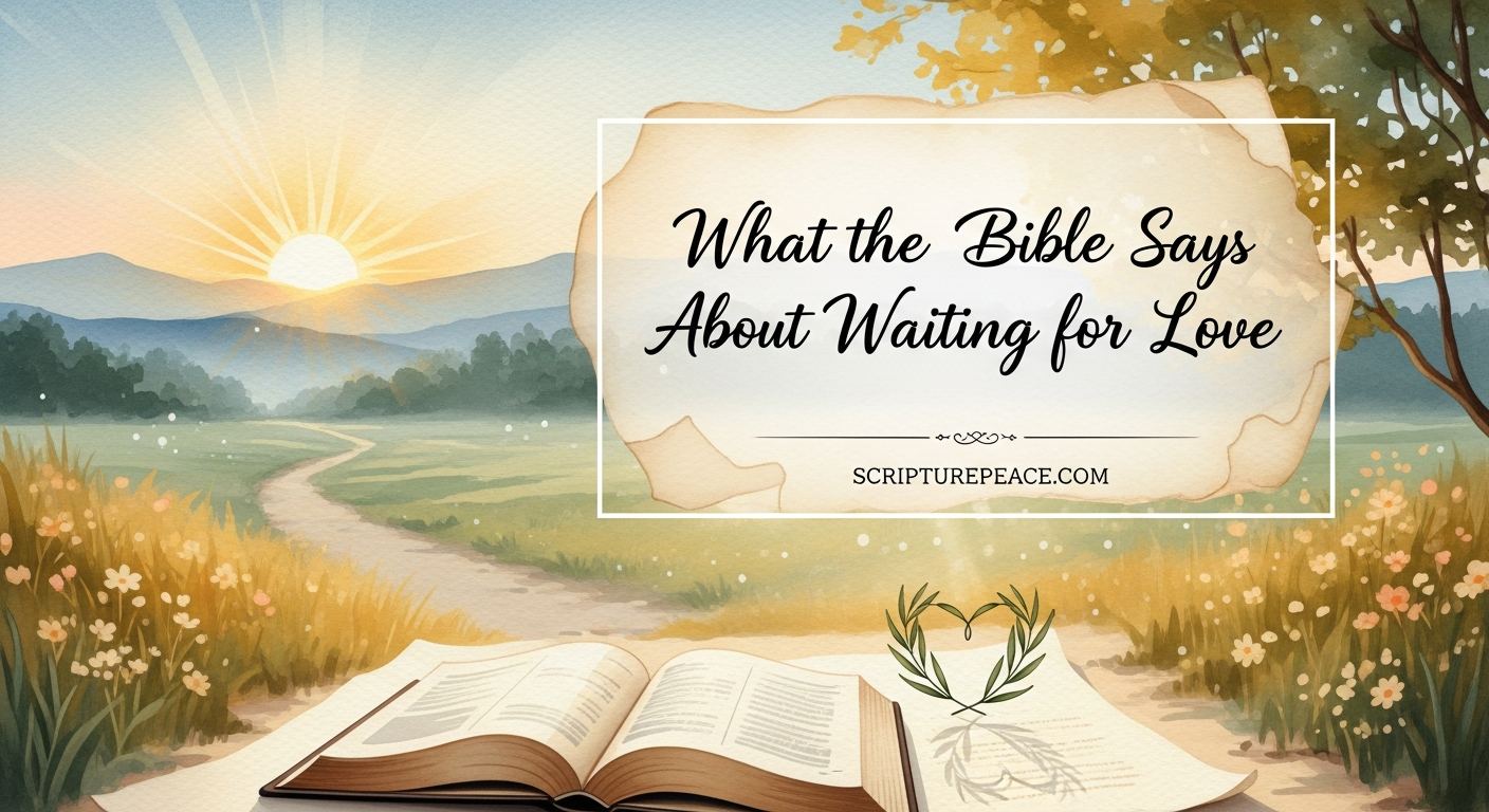 What the Bible Says About Waiting for Love