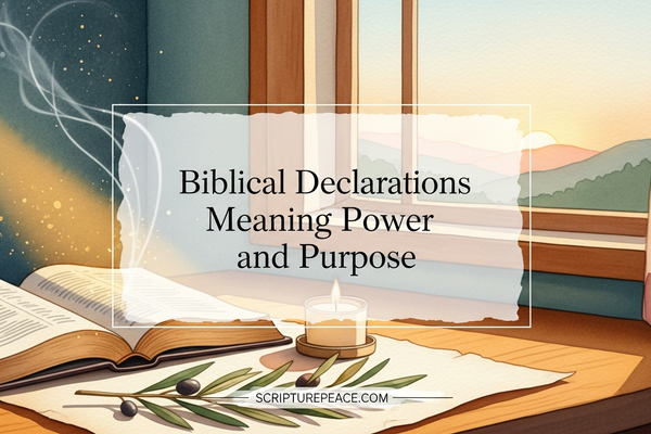 Biblical Declarations Meaning Power and Purpose