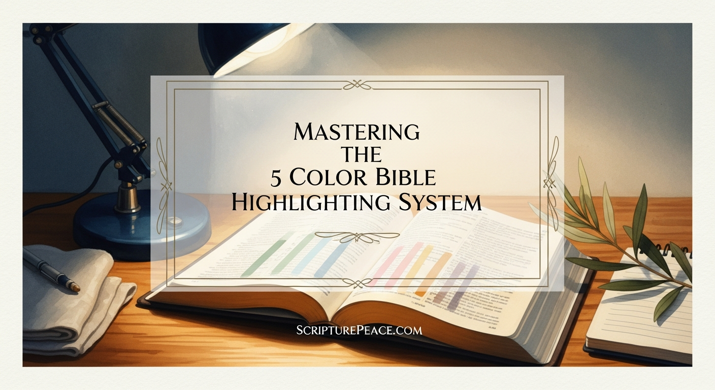 Mastering the 5 Color Bible Highlighting System
