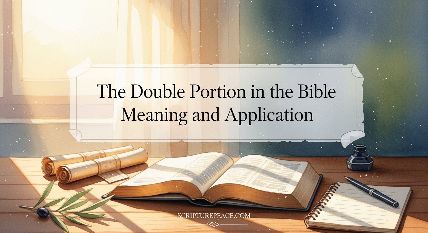 The Double Portion in the Bible Meaning and Application