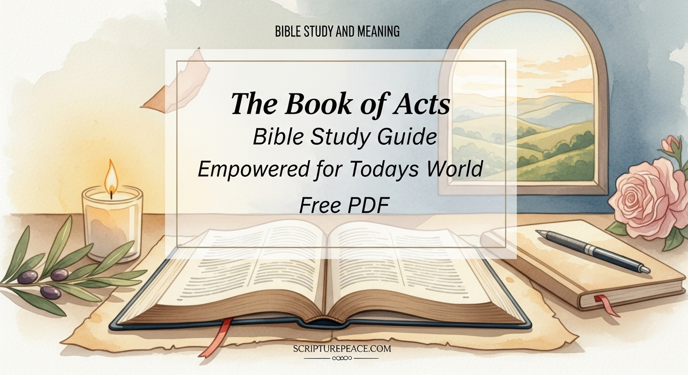 The Book of Acts Bible Study Guide Empowered for Todays World Free PDF