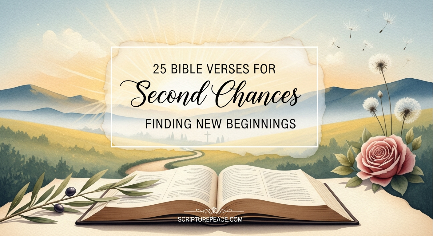 25 Bible Verses for Second Chances Finding New Beginnings
