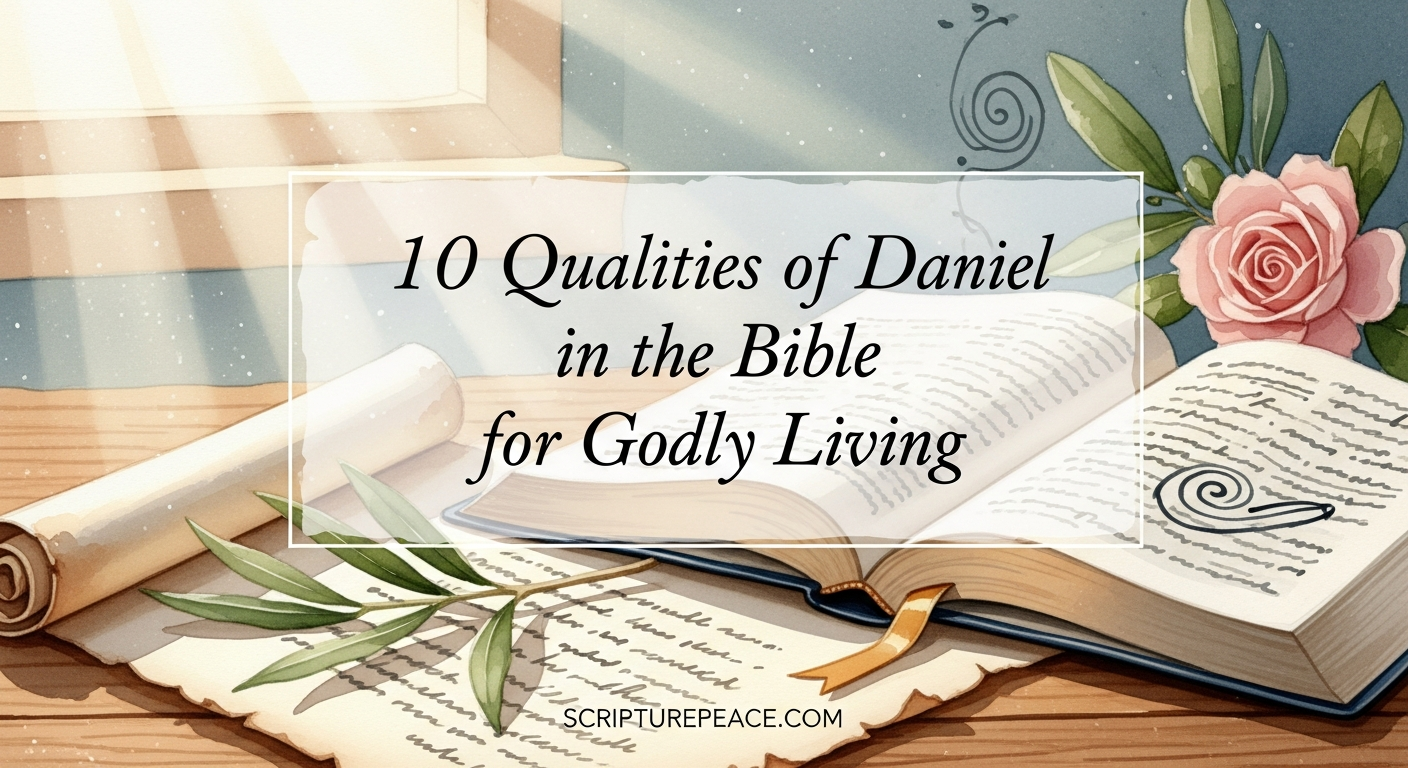 10 Qualities of Daniel in the Bible for Godly Living